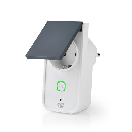 Nedis Nedis Wi-Fi Smart Plug für draußen | Spritzwassergeschützt | IP44 | Verbrauchsüberwachung | Schuko Typ F | 16 A