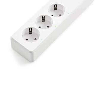 Nedis Nedis Wi-Fi Smart Socket | 3x Schuko Type F | 4x USB | 16 A