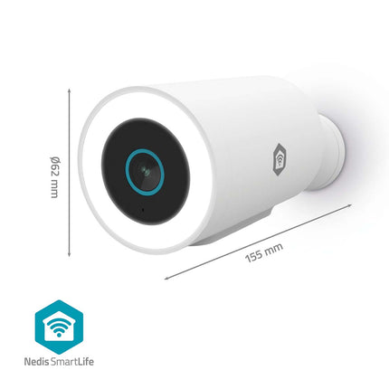 Nedis Nedis Wi-Fi Smartlife 3Mp Full-HD IP-camera voor buiten met bewegingssensor, vaste voeding