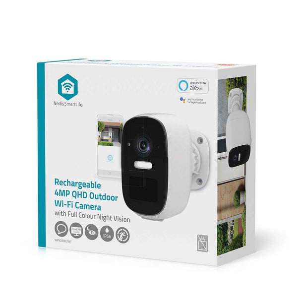 Nedis Nedis Wi-Fi Smartlife 4MP Outdoor IP-Kamera Wasserdicht