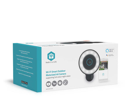 Nedis Nedis Wi-Fi Smartlife 8Mp 4K outdoor IP camera with spotlight, fixed power supply
