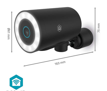 Nedis Nedis Wi-Fi Smartlife 8Mp 4K outdoor IP camera with spotlight, fixed power supply