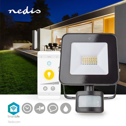 Nedis SmartLife LED Schijnwerper met bewegingssensor