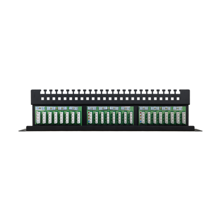 Pulsar Pulsar RP-U24V6, Patchpanel 1HE 24 Anschlüsse UTP Cat5/6