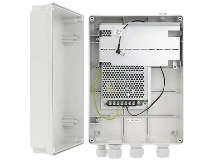 Pulsar Pulsar SWSH120 ABS-Gehäuse IP56 mit 52VDC/120W Stromversorgung für PoE-Switch