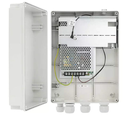 Pulsar SWSH120 ABS Kast IP56 met 52VDC/120W voeding t.b.v. PoE switch