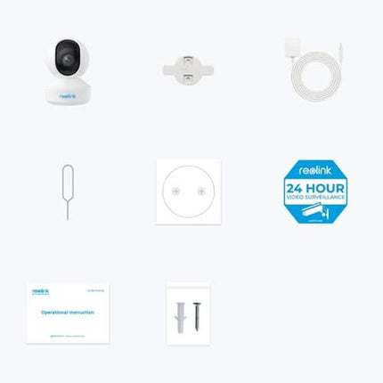 Reolink E340 8 Megapixel 4K Dual WiFi Band PTZ camera, 3x optische zoom