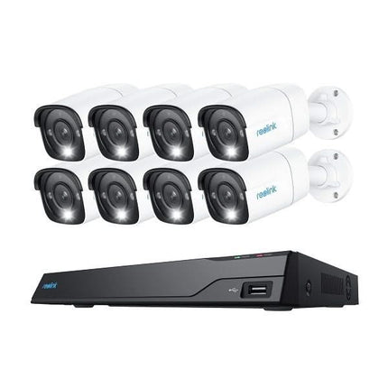 Reolink NVS16-12MB8, 12MP PoE Cameraset met 24/7 opnemen