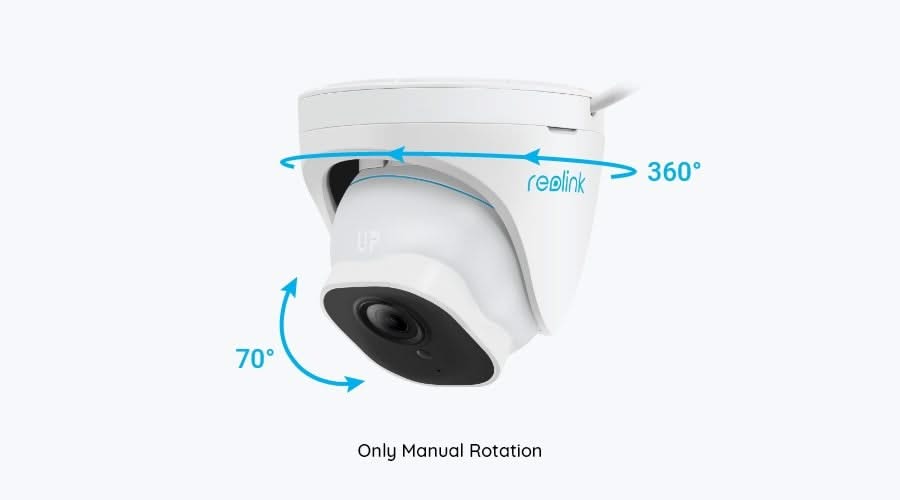 Reolink P334 Turret camera, 4K 8 Megapixel POE Slimme detectie