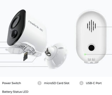 Reolink Reolink B350, 4K/8MP WiFi Dual-Band battery camera color night vision
