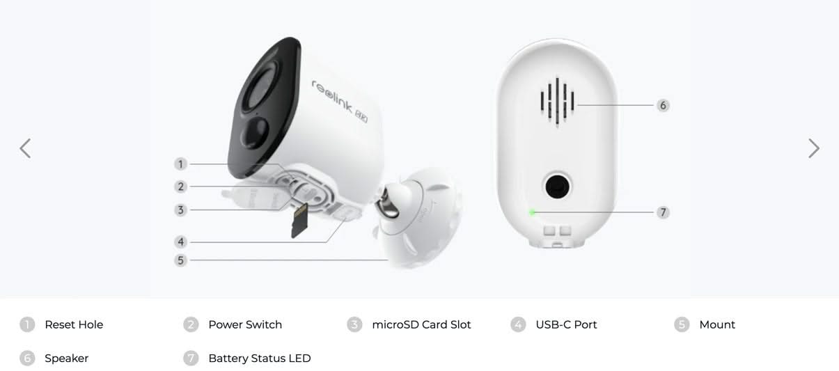 Reolink Reolink B350, 4K/8MP WiFi Dual-Band battery camera color night vision