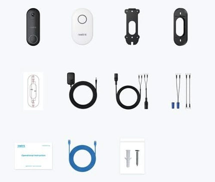 Reolink Reolink D340W Smart 2K+ WiFi Video doorbell with separate bell