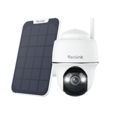 Reolink Reolink G440-W plus Solar White, 4G LTE 8MP 4K Pan Tilt caméra de batterie avec détection intelligente