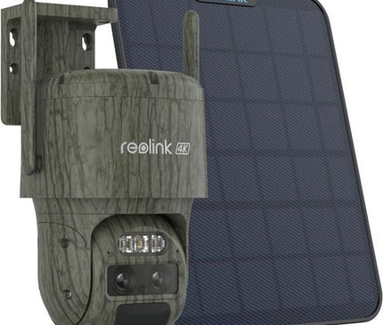 Reolink Reolink G770-C, 4K 8MP Dual-Lens, 4G PT battery camera with solar panel