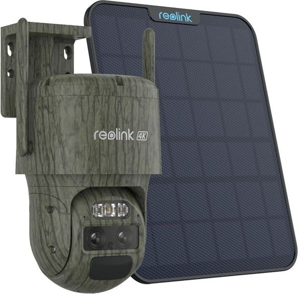 Reolink Reolink G770-C, 4K 8MP Dual-Lens, 4G PT Akku-Kamera mit Solarpanel
