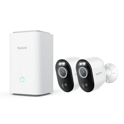Reolink Reolink Home Hub1 avec 2x caméras Reolink B350 8MP et 2x panneau solaire, 1x carte Sd 128GB
