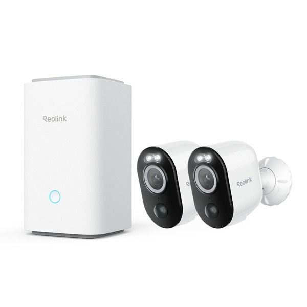 Reolink Reolink Home Hub1 avec 2x caméras Reolink B350 8MP et 2x panneau solaire, 1x carte Sd 128GB