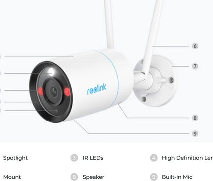 Reolink Reolink NVS12-8MB4W, 4K/8MP UHD WiFi Bullet Sicherheitsset