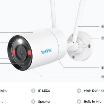 Reolink Reolink NVS12-8MB4W, 4K/8MP UHD WiFi Bullet Sicherheitsset