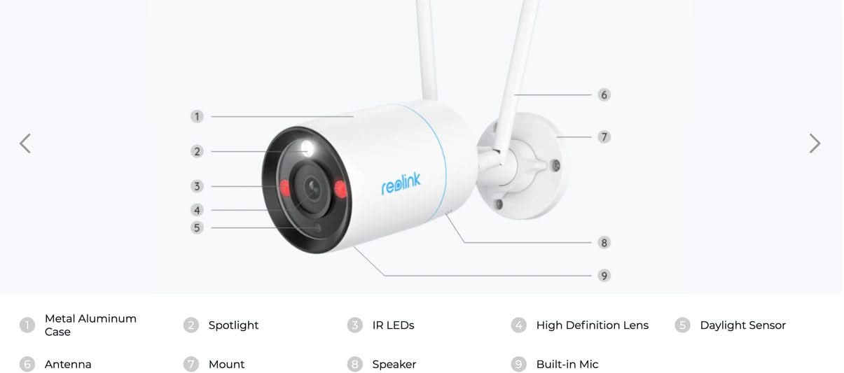 Reolink NVS12-8MB4W, 4K/8MP UHD WiFi Bullet security set