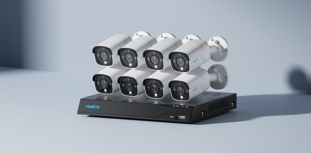Reolink Reolink NVS16-12MB8, jeu de caméras PoE 12MP avec enregistrement 24/7