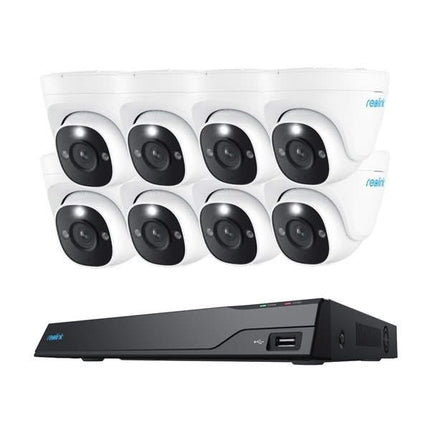 Reolink Reolink NVS16-8MD8, jeu de caméras PoE intelligentes 8MP avec 8 tourelles, NVR avec 4TB HDD