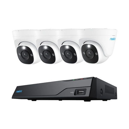 Reolink Reolink NVS8-12MD4, slimme 12MP PoE beveiligingsset met intelligente detectie en 24/7 opnemen, Full Color