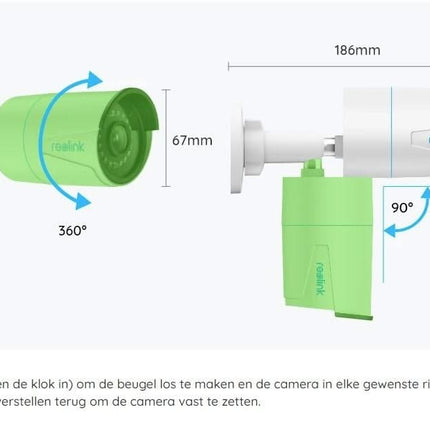 Reolink Reolink P320, 5MP PoE IP Camera met Persoon/Voertuig Detectie