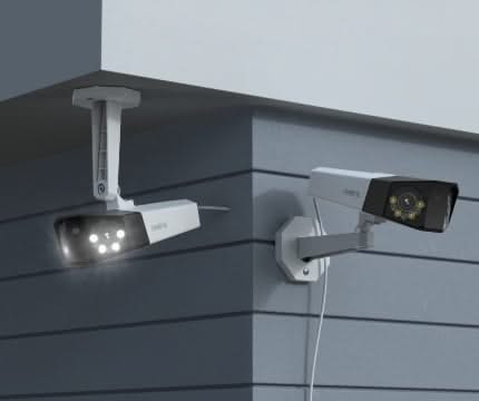 Reolink Reolink P750, caméra de sécurité 4K à double objectif 16MP avec vue panoramique à 180° et PoE