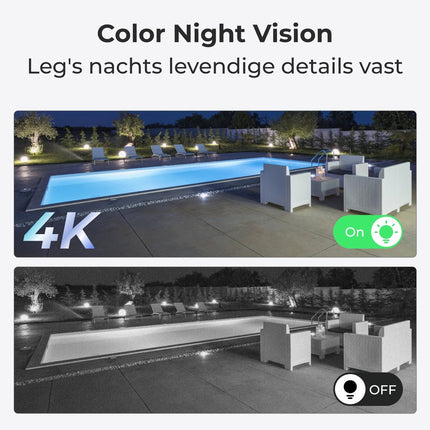Reolink Trackmix-WiFi, caméra PTZ 4K à double objectif avec suivi des mouvements