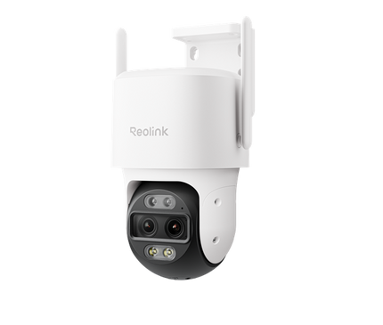 Reolink W760-A-W Dual Lens 4K WiFi PTZ Camera (AC-powered) with Smart Hybrid LEDs