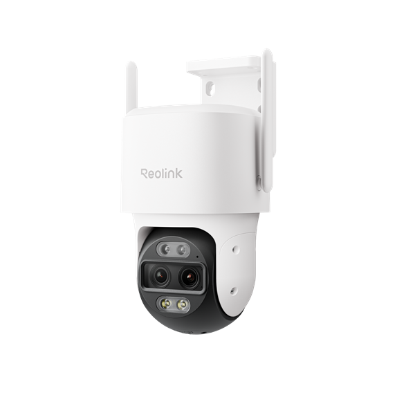 Reolink Reolink W760-A-W Dual-Lens-4K-WLAN-PTZ-Kamera (festes Netzteil) mit intelligenten Hybrid-LEDs