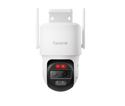 Reolink W760-A-W Dual Lens 4K WiFi PTZ Camera (AC-powered) with Smart Hybrid LEDs