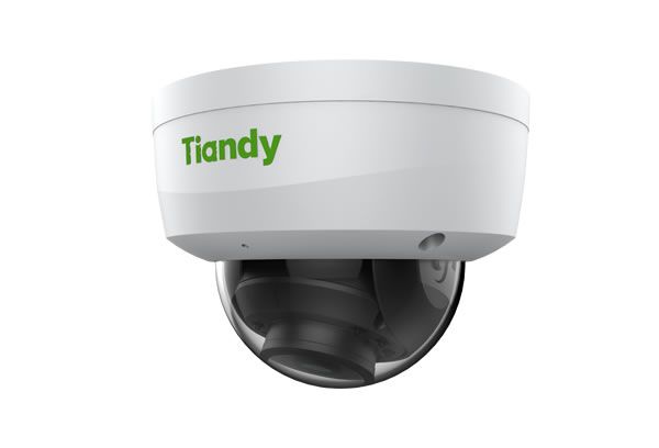Tiandy TC-C35KS, Caméra dôme 5MP 2.8mm, infrarouge étoilé fixe, PoE, blanc
