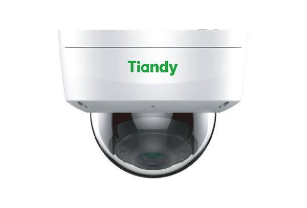 Tiandy TC-C35KS, Caméra dôme 5MP 2.8mm, infrarouge étoilé fixe, PoE, blanc