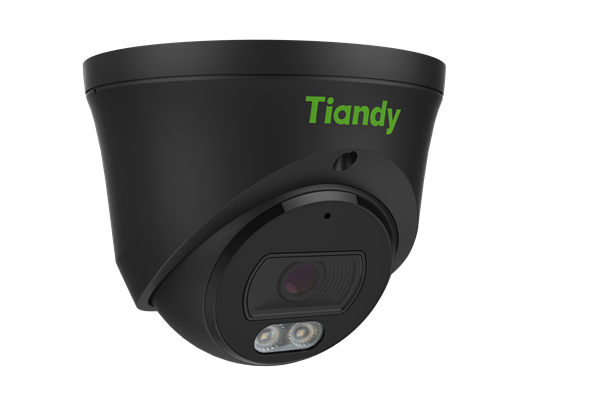 Tiandy TC-C35XS-3LRA28-B, 5MP 2.8mm, caméra à tourelle, créateur de couleurs, PoE, noir