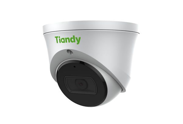 Tiandy TC-C35XS, 5MP 2.8mm, caméra à tourelle, lumière infrarouge fixe, PoE, blanc