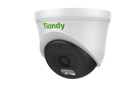 Tiandy Tiandy TC-C34XN, 4MP 2.8mm, Caméra à tourelle, Maker couleur fixe, PoE, blanc