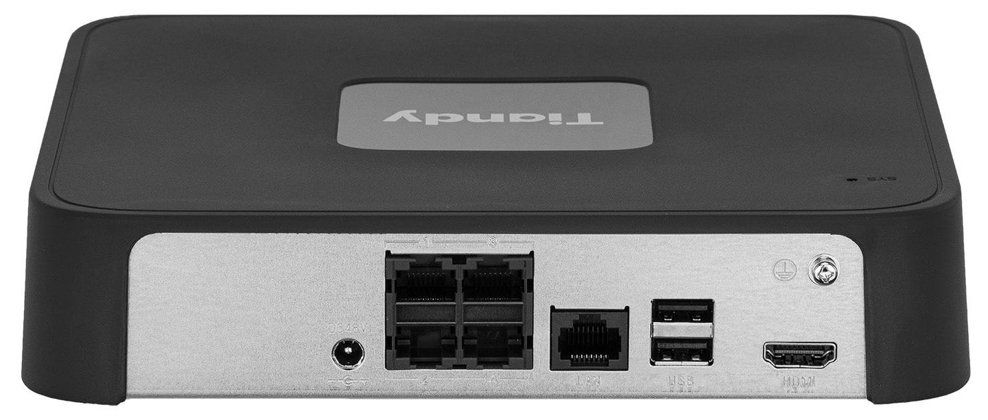 Tiandy Tiandy TC-R3105, Netzwerk-Videorekorder, HDMI, 4x PoE, max. 6MP, Spark Serie