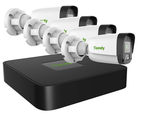 Tiandy Tiandy TC-S321N3105, 2Mp Bullet Kamera Set, Farbkamera, PoE