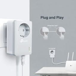 TP-Link TP-Link Powerline Adapter 1000 Mbps Set mit Steckdose