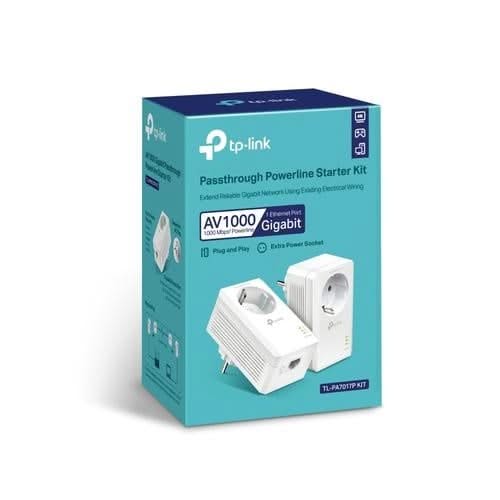 TP-Link TP-Link Powerline Adapter 1000 Mbps Set mit Steckdose