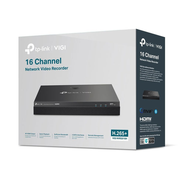 TP-Link TP-Link VIGI NVR2016H - 16 Kanaals NVR