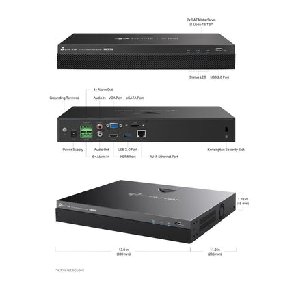 TP-Link VIGI NVR2016H - 16 Channel NVR