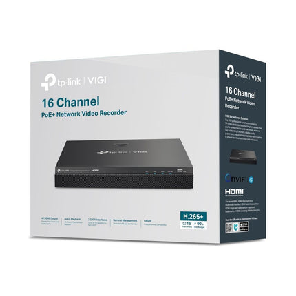 TP-Link VIGI NVR2016H-16P - 16 Channel PoE+ NVR