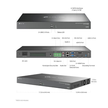TP-Link VIGI NVR4064H - 64 Channel NVR