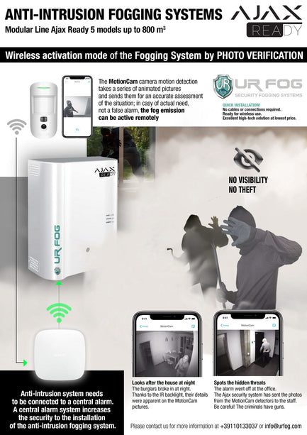 URFOG URFOG FPU03ESM300A Mistmachine Ajax Ready tot 300m3