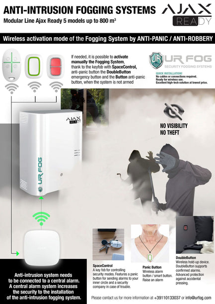 URFOG URFOG FPU03ESM400A Mistmachine Ajax Ready tot 400m3