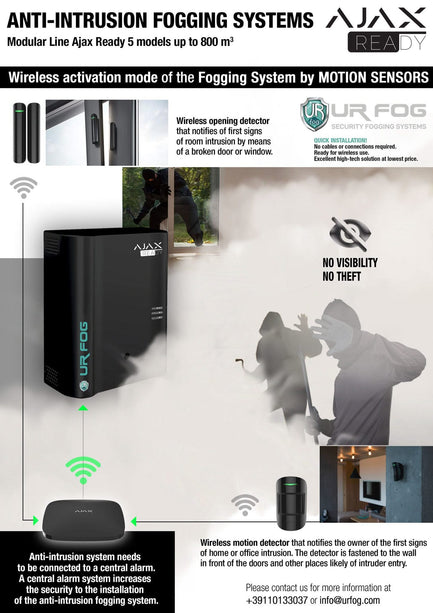 URFOG URFOG FPU03ESM400A Mistmachine Ajax Ready tot 400m3