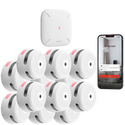 X-Sense X-Sense FS121 Branddetectieset - 12 rookmelders + SBS50 hub